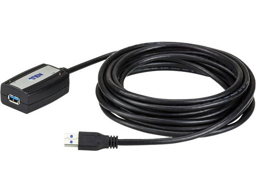 Rallonge USB 3.0 type A et A noire - 5,0 m 