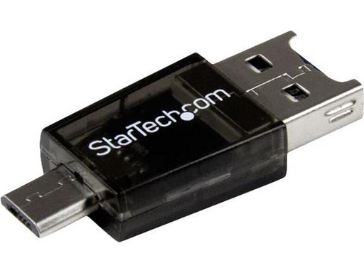 Vanja Lecteur Cartes SD Micro USB et USB 2.0 Adaptateur Mémoire avec  Standard Connecteur pour PC, Notebook et Smartphone avec Fonction OTG  [Classe