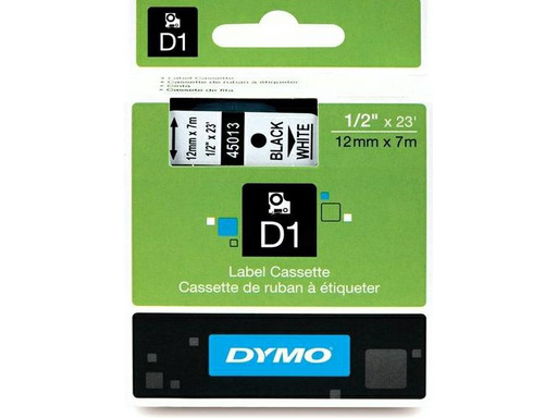 Ruban d'étiquettes compatible Dymo D1, 12mm, noir sur blanc, 45013  S0720530, pour étiqueteuse, pour imprimante DYMO LabelManager 160 280 -  AliExpress